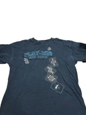 Y2K Big Dogs Play to Win Poker T-shirt